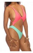 Load image into Gallery viewer, Barbie Swimsuit (Turquoise, Pink)
